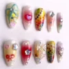 Butterfly and Polka Dot Press-On Nails