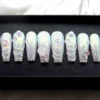Pearl Aurora Chrome Iridescent Press-On Nails