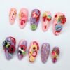 Sweet Whimsical Candy Fruit 3D Press-On Nails