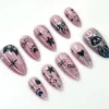 Mystic Winter Cat Press-On Nails