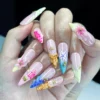 3D Seashell & Starfish Ocean Press-On Nails