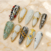 Pearlescent Chrome Gold Filigree Press-On Nails – photo 5