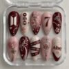 ARIRANG World Tour x BTS Cherry Blossom, Burgundy Concert with 3D embossed cherry blossom patterns