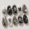 BTS Monochrome Star Portrait Press-On Nails – photo 4
