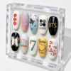 BTS album art press-on nails