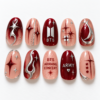 Press on nails shows BTS, ARMY and BTS ARIRANG CONCERT text.