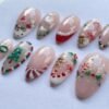 Christmas Candy Cane, Gingerbread, Tree Press On Nails – photo 4