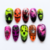 Neon Haunted Halloween Press-On Nails – photo 3