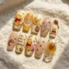 Honey Bear Meadow Character Press-On Nails – photo 1