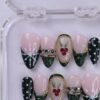 Evergreen Holly & Snowflake Press-On Nails