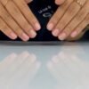 Burgundy Gold Bow Christmas Press-On Nails